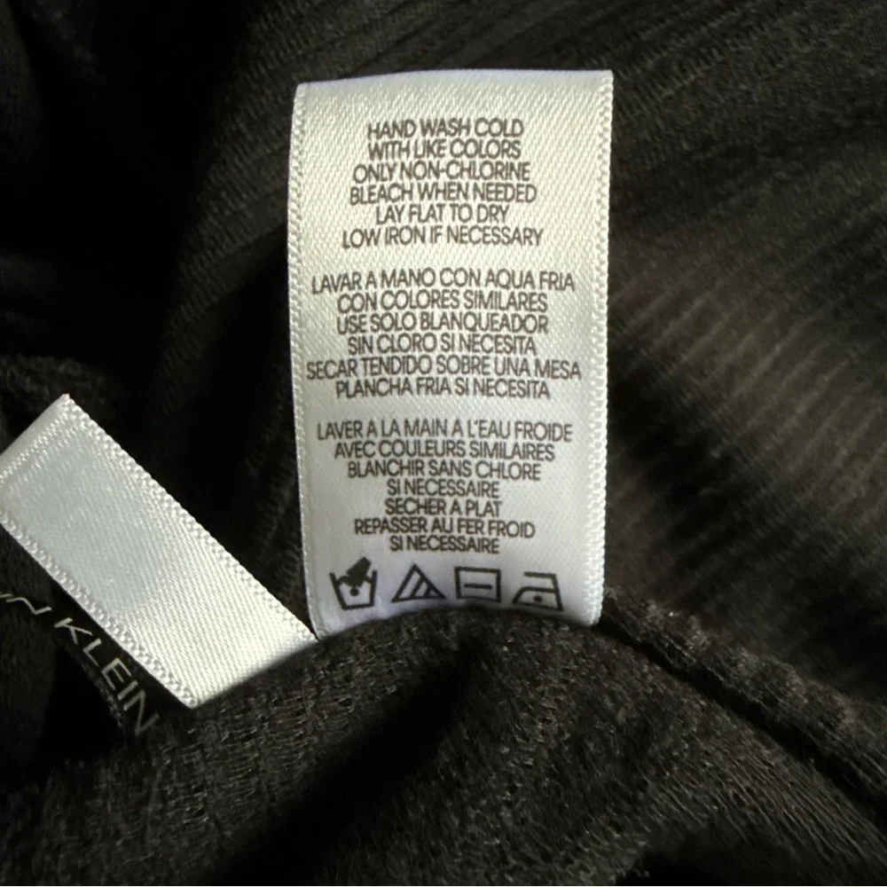 CALVIN KLEIN WOMEN’S MODERN ESSENTIALS Open Jacket Black W/Gold Zippers Sz L NWT - Picture 8 of 12